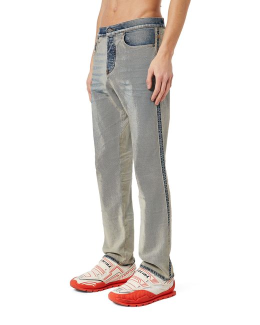 DIESEL Gray 2020 D-viker Straight Leg Jeans for men