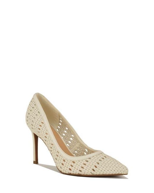 Nine West White Elbeew Pointed Toe Pump