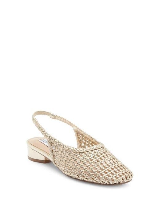 Steve Madden Natural Mallorca Slingback Pump
