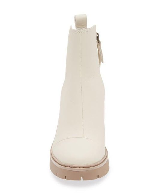 TOMS Natural Leather Rya Ankle Booties