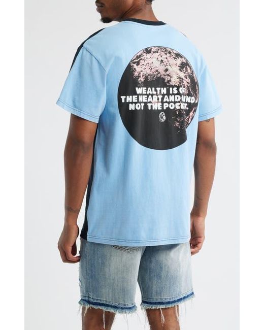 BBCICECREAM Blue Bb Beyond Reversible Graphic T-Shirt for men