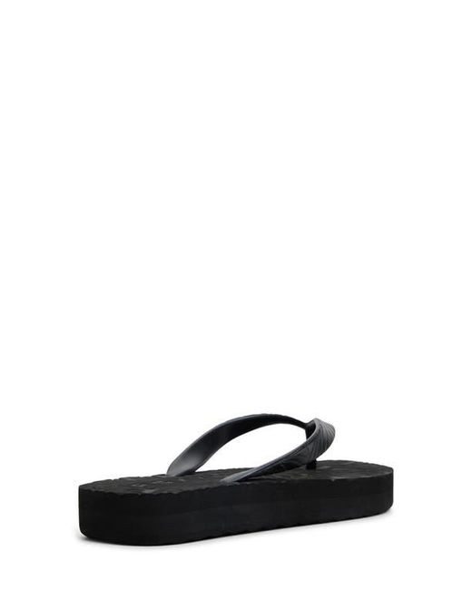 Roxy Black Beach Up Platform Flip Flop