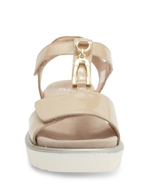Ara Natural Belize Platform Sandal