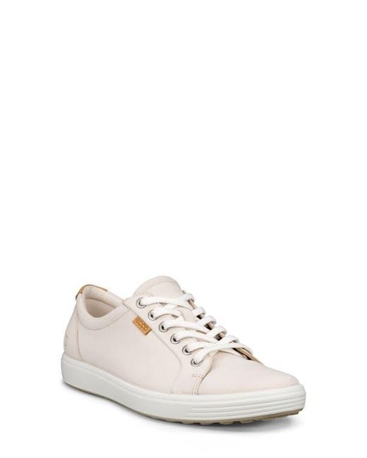 Ecco White Soft 7 Sneaker