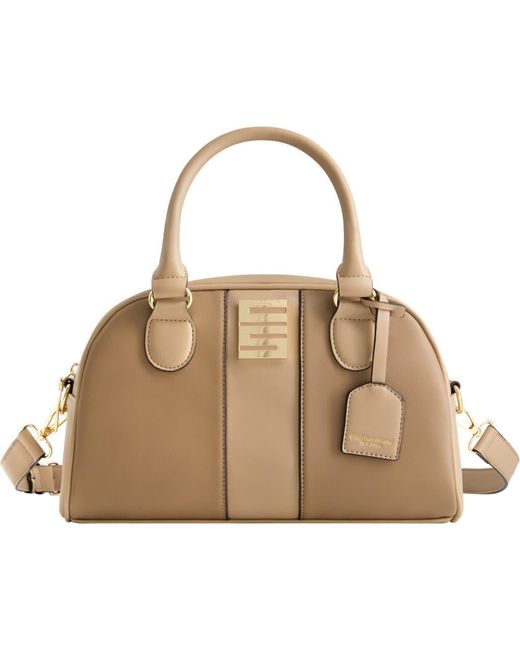 Christian Siriano Milano Bowling Satchel Bag in Natural Lyst