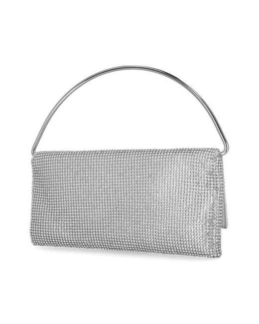 Jessica Mcclintock Gray Isa Crystal Clutch