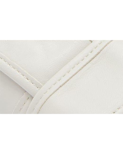Bruno Magli White Nala Woven Slide Sandal