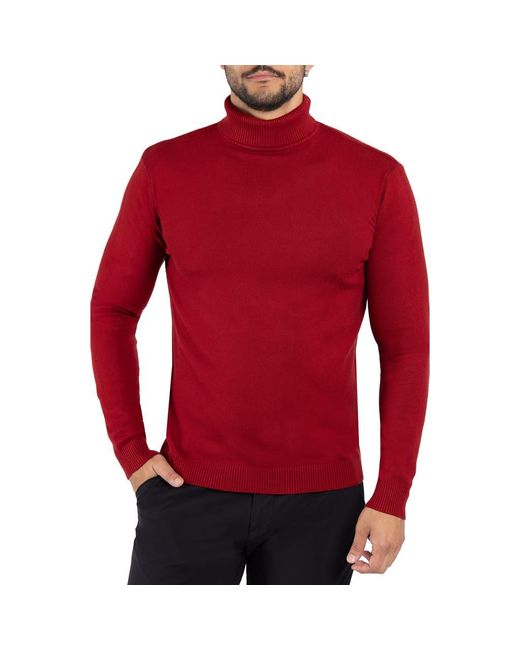 Xray Jeans Red Turtleneck Pullover Sweater for men