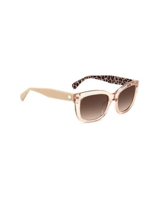 Kate Spade Brown Tammy 53Mm Rectangular Sunglasses