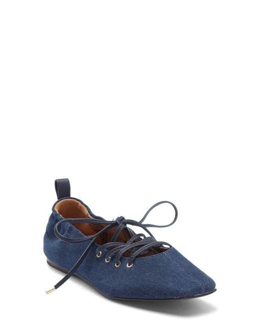 Rag & Bone Blue Sophia Ballet Flat