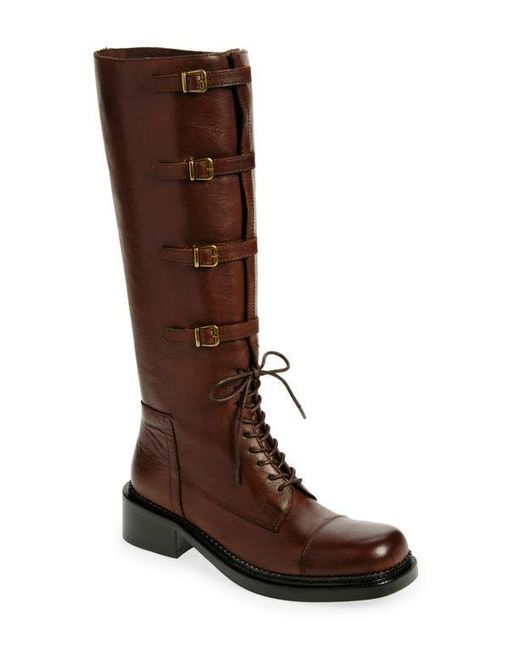 Jeffrey Campbell Brown Moss Knee High Boot