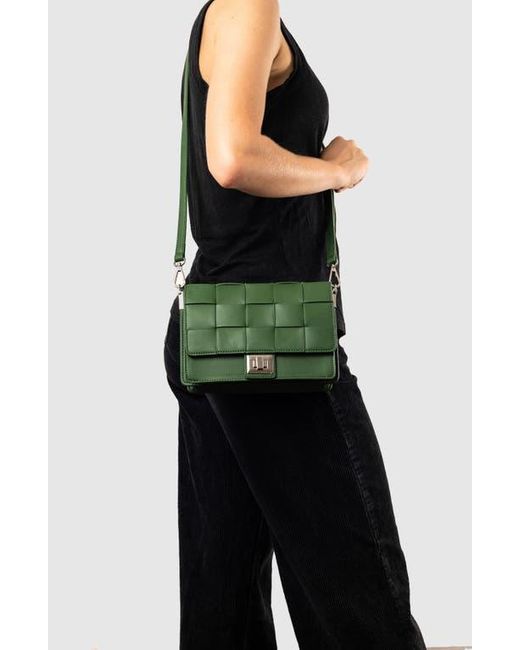 Urban Originals Green Loved Woven Crossbody Bag