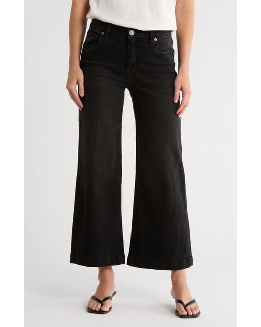 Kut From The Kloth Black Ariana High Waist Wide Leg Jeans