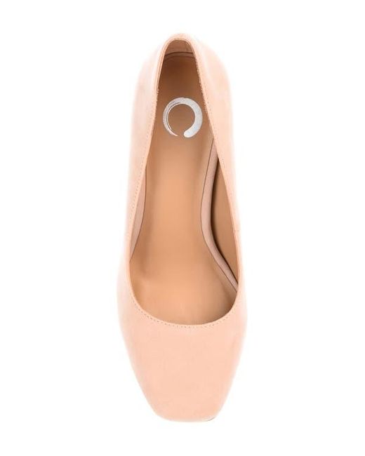 Journee Collection Natural Monalee Pump