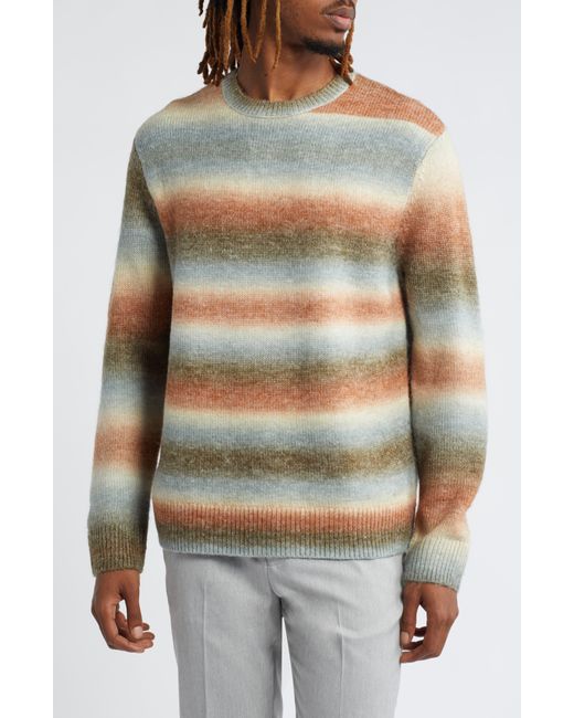 Topman Gray Fluffly Ombré Sweater for men