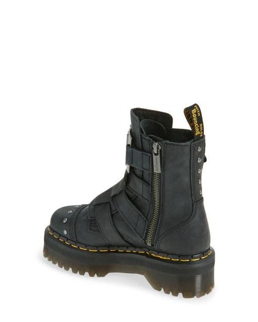 Dr. Martens Black Jadon Hinge Lug Sole Boot
