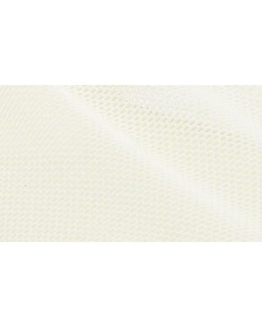Reformation White Betsy Illusion Mesh Pump