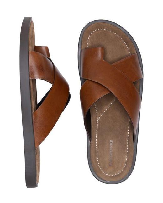 Tailorbyrd Brown Hampton Leather Sandal for men