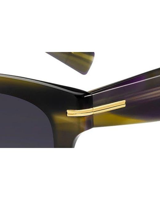 Boss Gray 1778/G/S 52Mm Gradient Rectangle Sunglasses