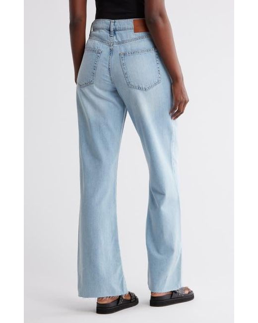 Lucky Brand Blue High Waist Wide Leg Jeans