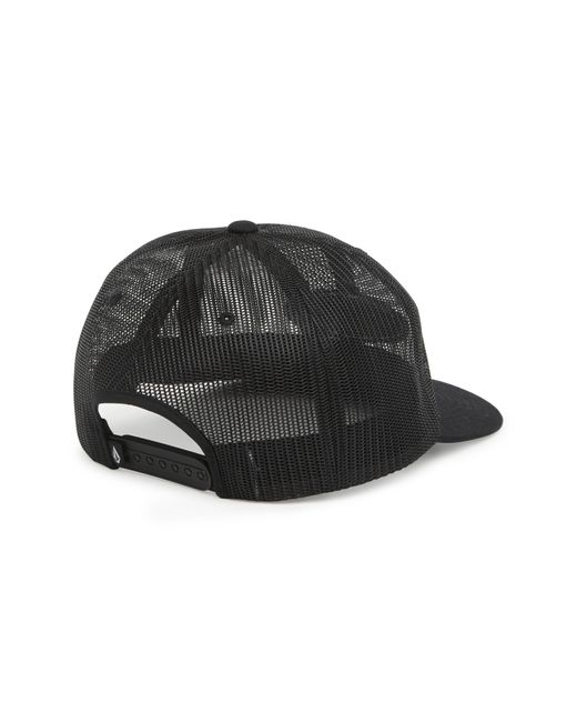 Volcom Black Meshington Trucker Hat for men