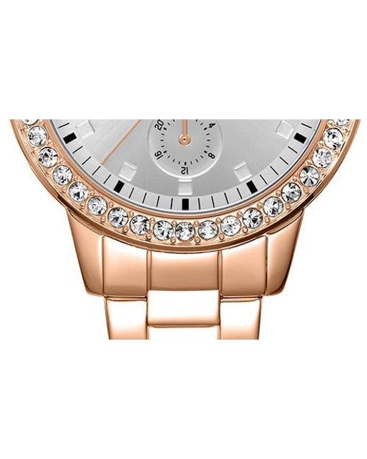 Gevril Metallic Soho Multifunction Bracelet Watch for men