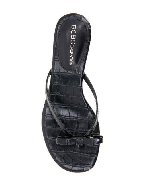 BCBGeneration Blue Zia Slide Sandal
