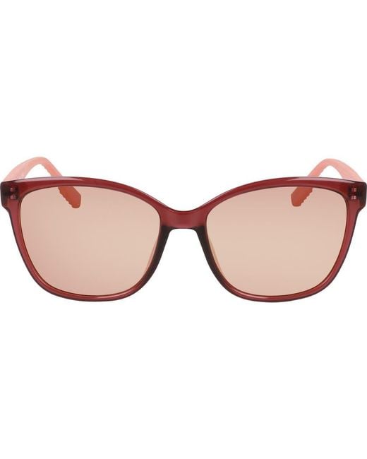 Converse Pink Oversized Square Frame Sunglasses