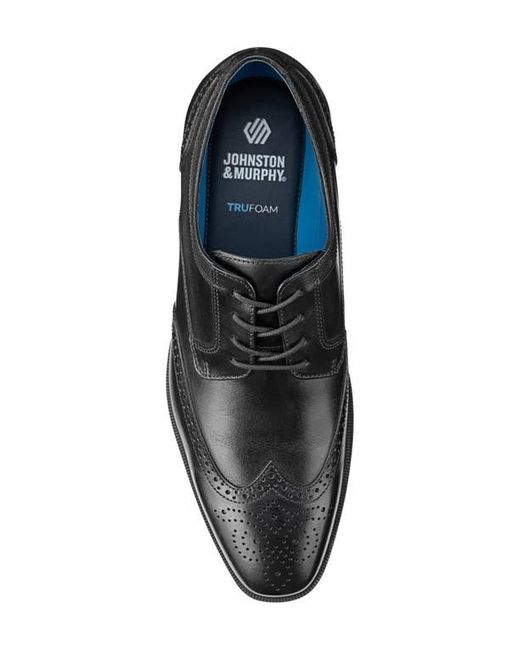 Johnston & Murphy Gray Gibbons Wingtip Derby for men