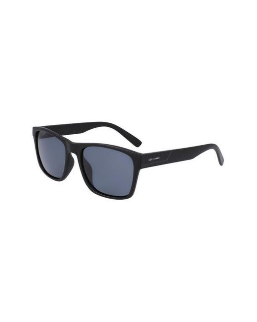 Cole Haan Blue 55Mm Polarized Square Sunglasses for men