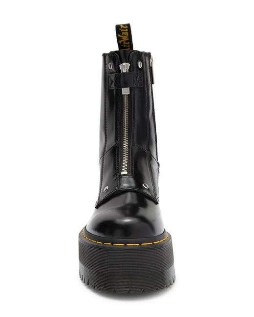 Dr. Martens Black Jetta High Max Zip Boot