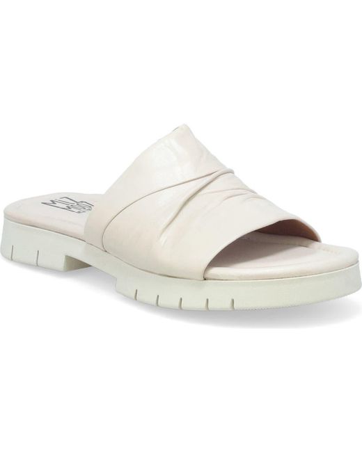 Miz Mooz White Claribel Slide Sandal