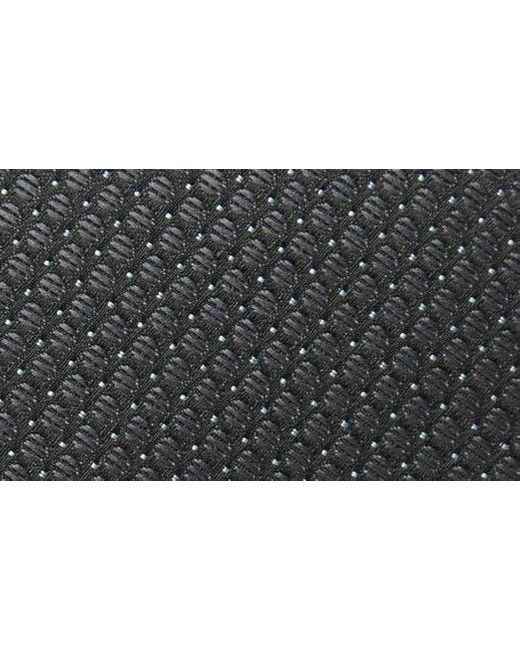 Calvin Klein Gray Steel Micro Diamond Print Tie for men