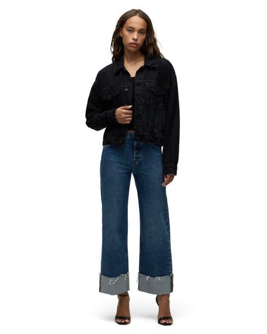Hudson Black Brea Swing Trucker Jacket