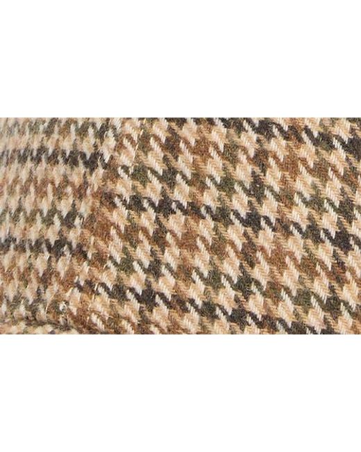 Steve Madden Natural Glen Plaid Bungee Baseball Cap