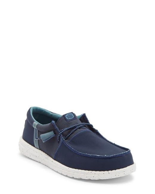 HeyDude Blue Wally Sneaker for men
