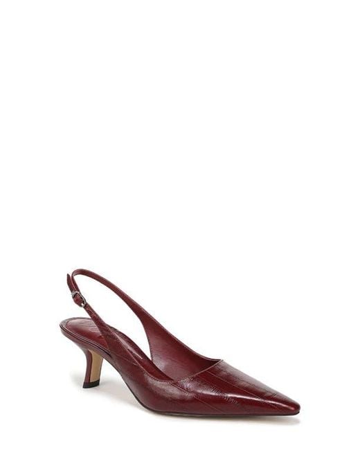 Sam Edelman Red Bianka Slingback Pointed Toe Pump