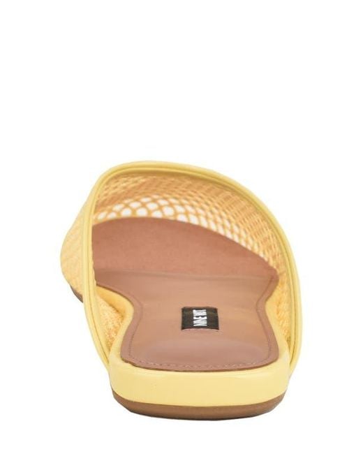 Nine West Yellow Daniela Mesh Mule