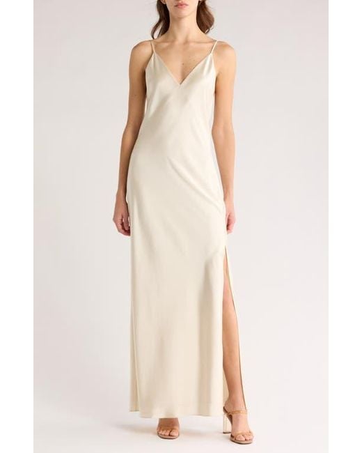 Rag & Bone Natural Rissa Bias Cut Slipdress