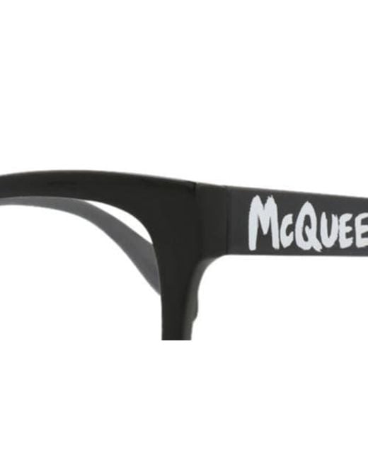 McQ Alexander McQueen Black Optical Glasses