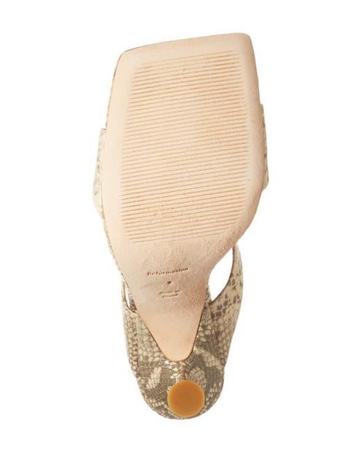Reformation Multicolor Aubree Cutout Sandal