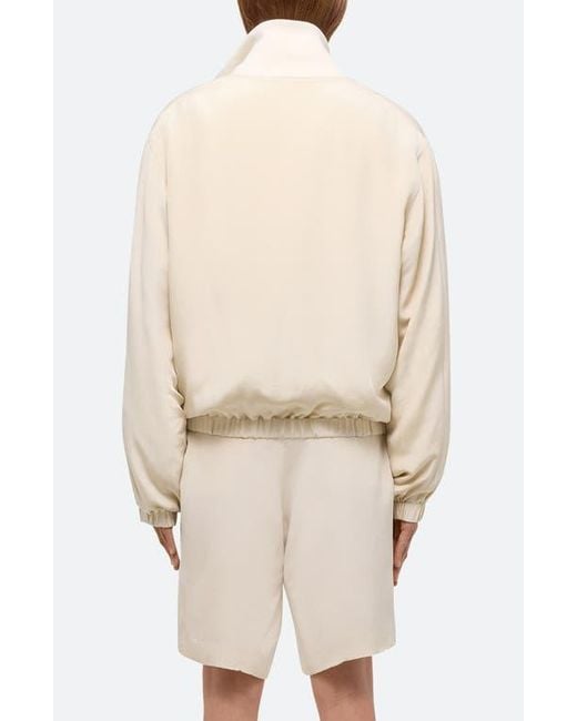Helmut Lang Natural Zip Bomber Jacket