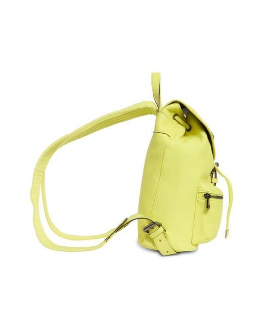 Longchamp Yellow Lc3D Small Leather Backpack