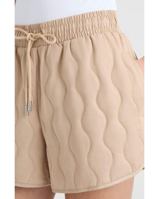 Hunter Natural Quilted Drawstring Shorts