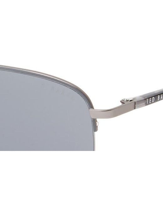Ted Baker Multicolor 59mm Rimless Navigator Sunglasses
