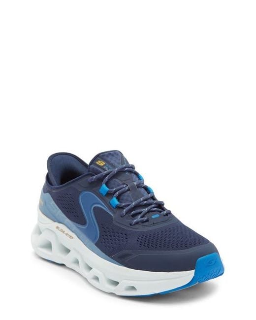 Skechers Blue Glide-Step Slip-On Sneaker for men