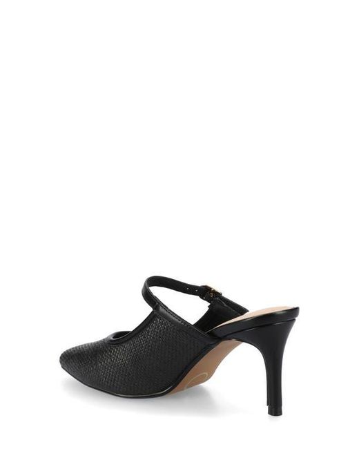 Journee Collection Black Tiffee Pump