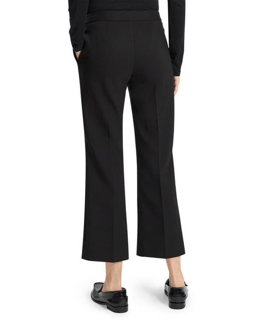 Theory Black Solid Wool Dress Pants