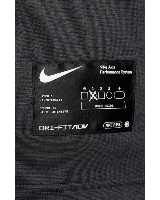 Nike Black Axis Dri-fit Crewneck Pullover for men