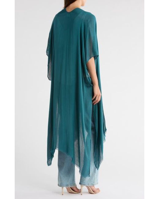 Melrose and Market Blue Transitional Ruana